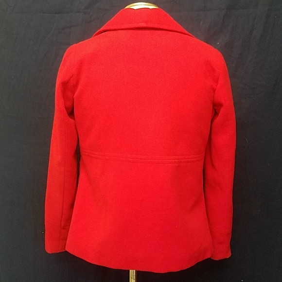 Women's Red Coat - Picture 2 of 3
